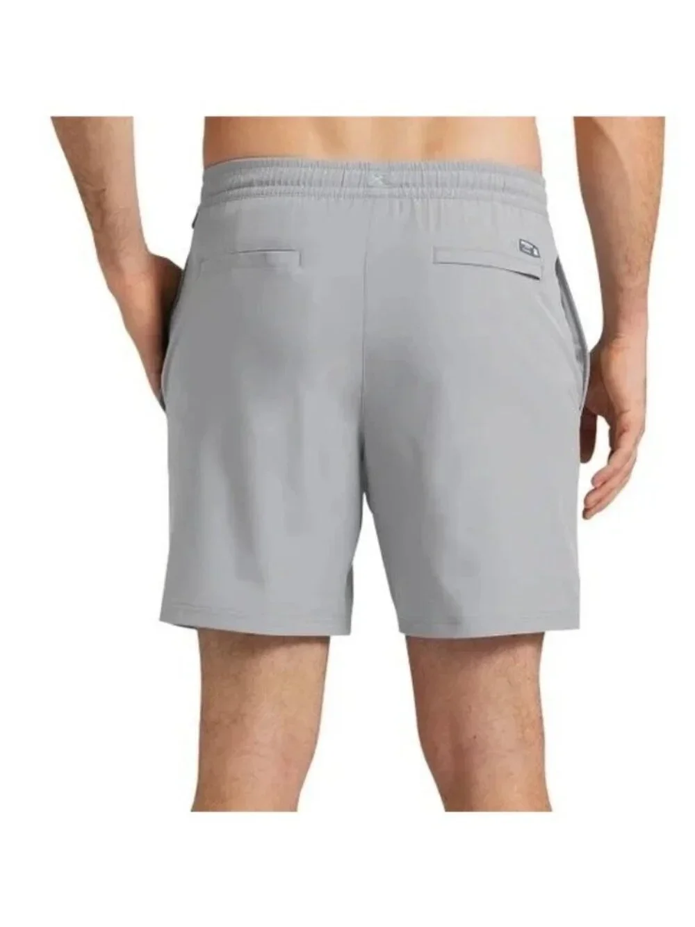 NWT Quiksilver Men's L Gray  Waterman Collection Swim Volley Shorts L Stretch
